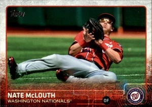 2015 Topps #676 Nate McLouth Washington Nationals - Picture 1 of 2