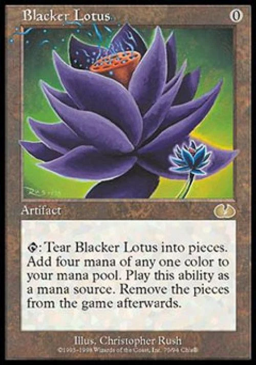 Blacker Lotus - Medium Play MTG Unglued - Image 1 of 1