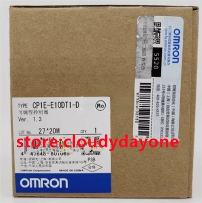 Original Omron CP1E-E10DT1-D Programmable Controller Expedited Shipping - Image 1 of 2