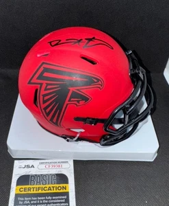 Minicasco de fútbol americano firmado por DEVIN HESTER ATLANTA FALCONS RAVE con certificado de autenticidad JSA PROOF - Imagen 1 de 5