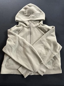 Lululemon Scuba Oversized Full Zip Hoodie Sweatshirt M/L Silver Blue - Picture 1 of 5