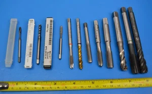 Juego de grifos métricos HSS x 11. M3 M4 M6 M7 M8 M10 M12. OSG Guhring Emuge Walter HSSE - Imagen 1 de 4