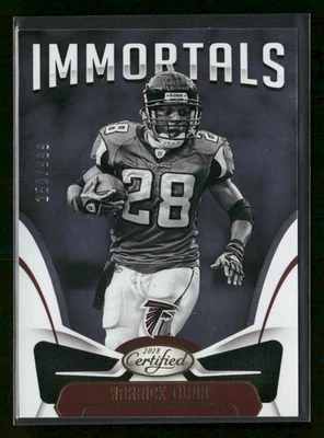 2018 Panini Certified #111 Warrick Dunn #/999 - Image 1 of 2