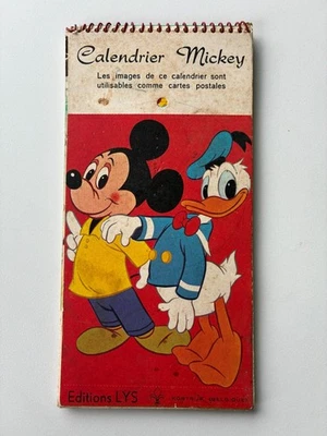 calendrier  MICKEY  1968  DISNEY  TTBE - Photo 1/4