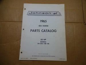 Johnson outboard parts catalog manual 1965 Sea Horse 33 HP RX RXL 13B 13E 380575 - Bild 1 von 5