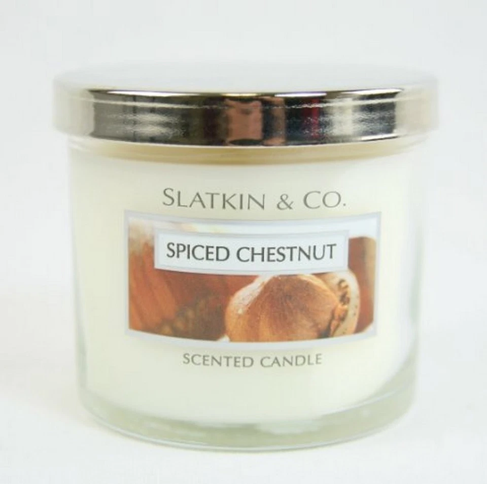 Slatkin & Co. Vela perfumada de castanha temperada, 4 oz. - Imagem 1 de 1