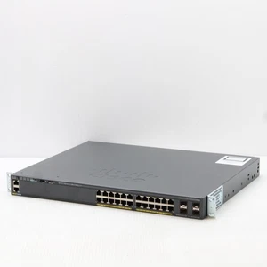 Cisco Catalyst WS C2960X 24PS L V03 2960x 24PS 24 x Port 1Gbps PoE Switch SFP+ - Picture 1 of 13