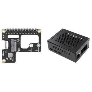 X1000 SSD Expansion Board+Metal Case for 5 PCIE to M.2 NVMe 2242-2230 PCIe6347 - Afbeelding 1 van 10
