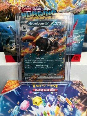 Houndoom ex 103 Sv: Scarlet & Violet Promo Cards Holo Star and Melmetal Promo - Image 1 of 2