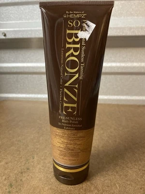 Exfoliante bronceador bronceador esmalte corporal cáñamo pre sin sol 8,5 oz Foto 1 de 4