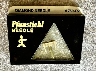 Nuevo de Lote Antiguo Aguja Lápiz Diamante Pfanstiehl 760-D7 Reemplaza SHURE N74C, Usado en M-74CS Foto 1 de 2
