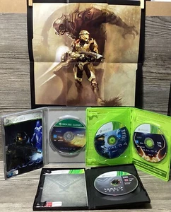 Xbox 360 Halo Juegos y Póster Paquete 3 4 Alcance Espacio Lucha Aliens Ciencia Ficción - Imagen 1 de 21
