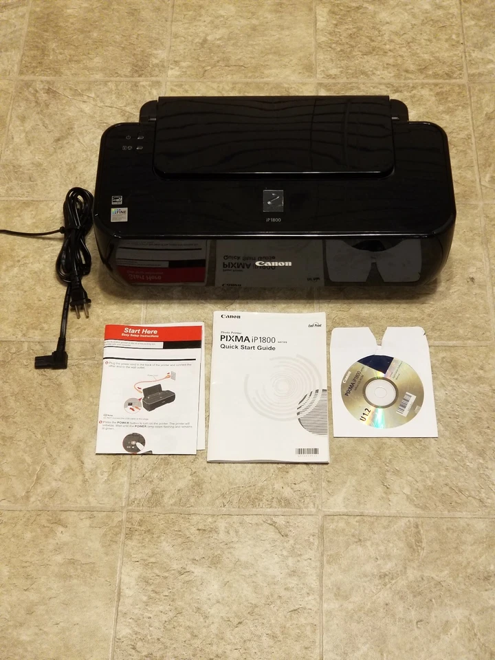 Canon PIXMA IP1800 Digital Photo Inkjet Printer - Image 1 of 4