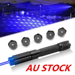 Adjustable Focus Blue /Green Laser Pointer 450nm Visible Beam &Gift box AU STOCK - Picture 1 of 25