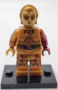 Minifigura Lego C-3PO mal impresa, ¡DEBES VER ESTA IMPRESIÓN INCORRECTA! - Imagen 1 de 3