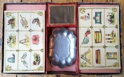 c. 1900 - ANCIEN JEU "LOTO ENFANTIN ET DES IMAGES" COMPLET NK Atlas - Enfantina - Photo 1/4