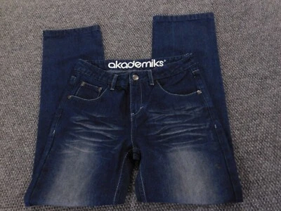 Akademiks Jeans Boys 16 Blue straight Denin 2000s hip hip - Image 1 of 4
