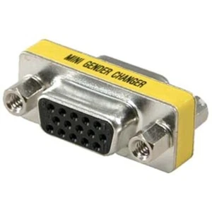 DB15 HD 15Pin VGA SVGA D-SUB Female to Female Coupler Mini Gender Changer DB15HD - Picture 1 of 1