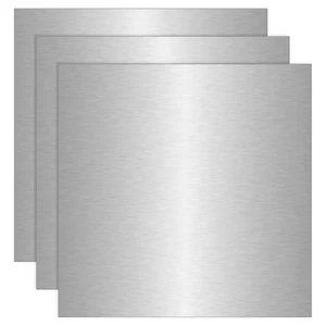 3 Pack 6061 T6 Aluminium Metal Sheet 12 X 12 X 1/16 Inch Thickness Flat Plain Pl - Picture 1 of 7