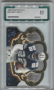 Emmitt Smith Cowboys 1998 Crown Royale #32 AGS 9 032921DBCD - Picture 1 of 2