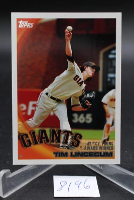 2010 Topps - Award Winner #9 Tim Lincecum NM+ - Image 1 of 2