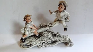 Capodimonte Coppia Bambini - Foto 1 di 8