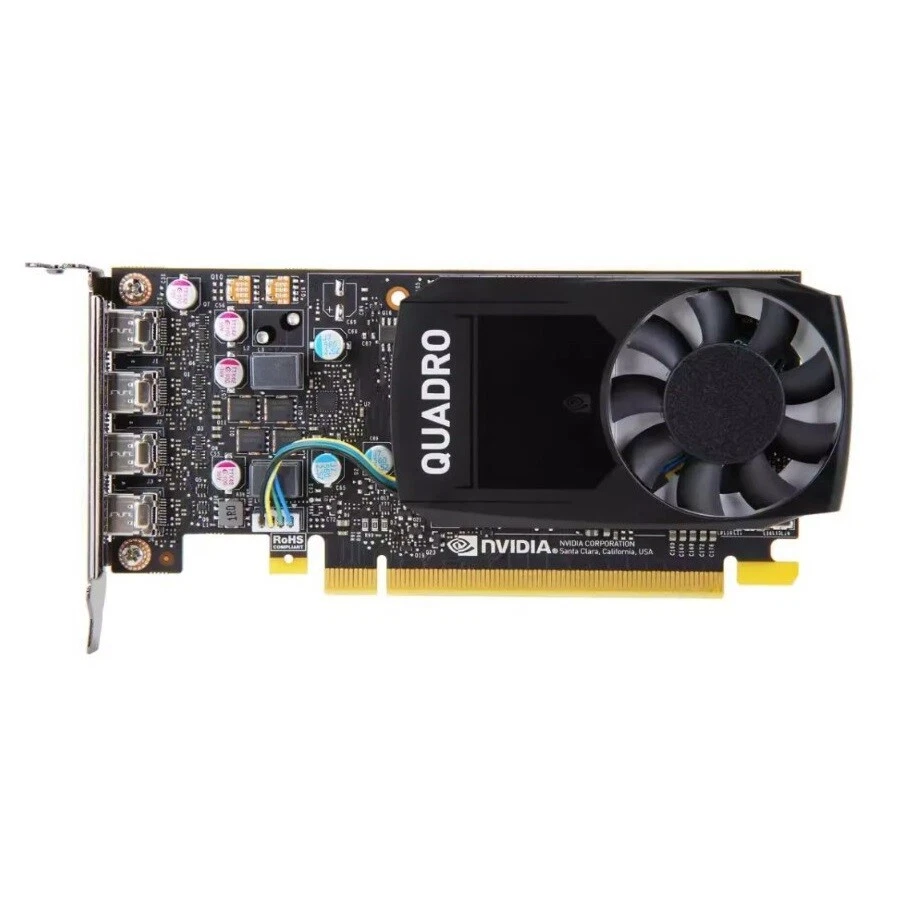 NVIDIA Quadro P620 2GB GDDR5 Low Profile Graphics Card 512 Cores PCI Express 3.0 - Image 1 of 2