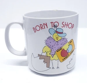 Born to Shop Chick con taza de tarjeta de crédito de Russ Berrie & Co. Inc. Café divertido - Imagen 1 de 6