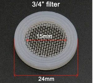 3/4" Silicone Gasket Rubber Shower Washer Ring Sealing Filter 10PCs - Picture 1 of 1