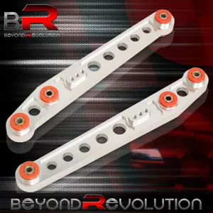 For 1996-2000 Civic EJ EK CNC Aluminum Suspension Lower Control Arm Brace Silver - Picture 1 of 3