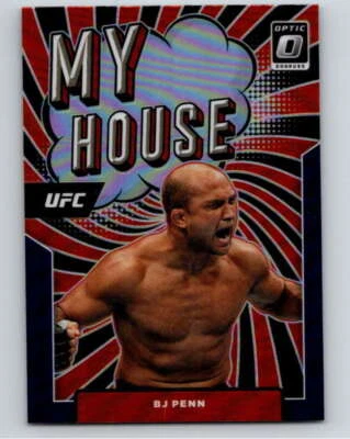 2022 Donruss MMA Optic My House Purple #17 BJ Penn   V85352 - Image 1 of 2