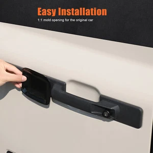 Glossy Black Exterior Door Handle Bowl Protection Trim For Ineos Grenadier 2020+ - Picture 1 of 12