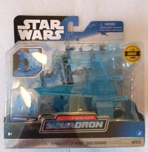Star Wars Micro Galaxy Squadron Luke Skywalker Hologram X-wing Rare Chase Figure - Bild 1 von 4