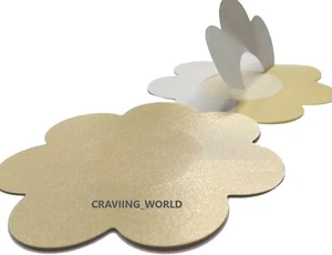 10x Petal Shape Adhesive Breast Nipple Cover Sticker Bra Pad Patch Disposable UK - Picture 1 of 4