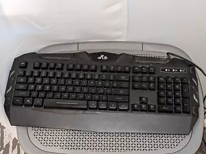 Mechanical Feel Full Sized RGB Keyboard and Mouse Combo- Rii RK900+ - Picture 1 of 3