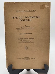 Papel de instrucciones de refuerzo de locomotora tipo C-2 de J.W. Harding Primera Edición 1928 - Imagen 1 de 6