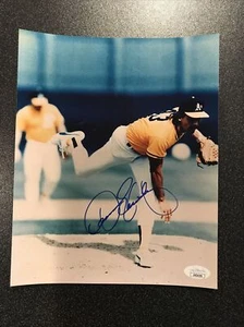 Dennis Eckersley Signed Autographed 8x10 Color Photo JSA COA - Picture 1 of 3