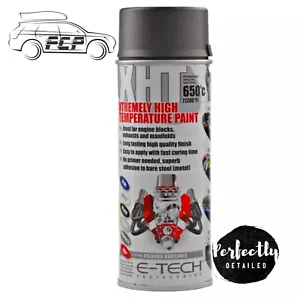 E-TECH XHT GRAPHITE Extrem Hochtemperaturlack VHT Auto Motor Auspuff - Bild 1 von 1