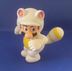 World of Nintendo White Tanooki Mario 2.5” Figure, JAKKS Pacific - Picture 1 of 9
