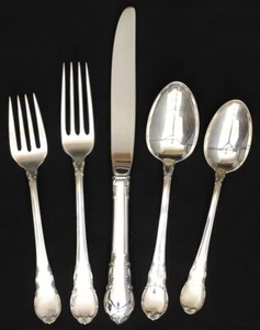 Ajuste de lugar Lunt Silver Moderno victoriano de 5 piezas 6034888 - Imagen 1 de 1