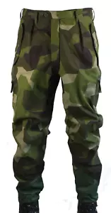 Pantalones de combate M90 genuinos del ejército sueco pantalones tácticos de carga 35L 190cm/85kg - Imagen 1 de 7