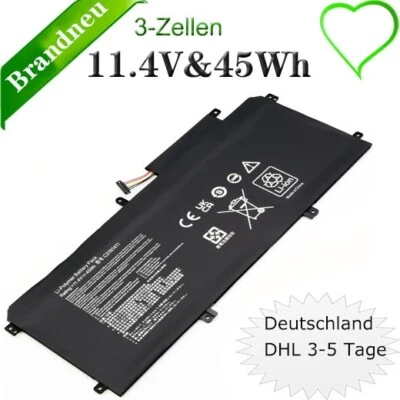✅New AKKU Für ASUS Zenbook UX305 UX305F UX305CA UX305FA UX31E NEU C31N1411 - Bild 1 von 4