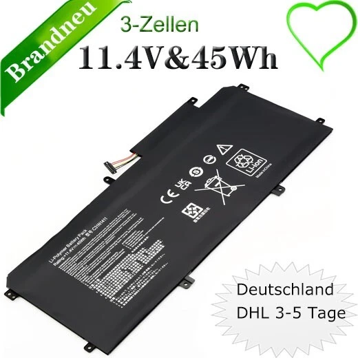 ✅New AKKU Für ASUS Zenbook UX305 UX305F UX305CA UX305FA UX31E NEU C31N1411 - Bild 1 von 4