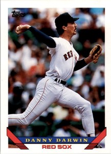 1993 Topps Boston Red Sox Baseball Card #214 Danny Darwin