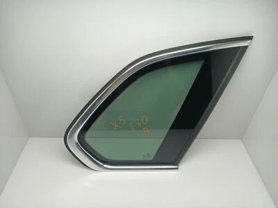 07-13 Bmw X5 E70 Rear Quarter Vent Glass Window Passenger Side Right OEM - Image 1 of 4