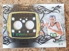 2022 Leaf In The Game Used ROBERT PARISH Ring Leaders Relic #d 3/4