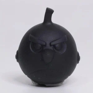 MUESTRA RARA Figura Negra Angry Birds Knock On Wood Bomb | Juegos Mattel 2011 - Imagen 1 de 6