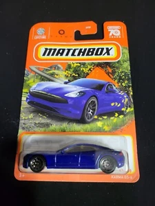 2023 Matchbox 43/100 KARMA GS-6 New Model Near Mint BLUE - Picture 1 of 2