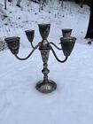 Duchin Creations Sterling Silver Candelabra 5-Arm Converts to Candlestick