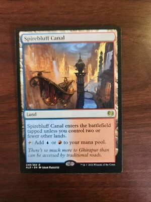 MTG Spirebluff Canal- Kaladesh-NM - Image 1 of 3